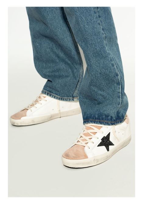 Sneakers super-star in bainco , beige e nero Golden goose - donna GOLDEN GOOSE | GWF00101F00687612170